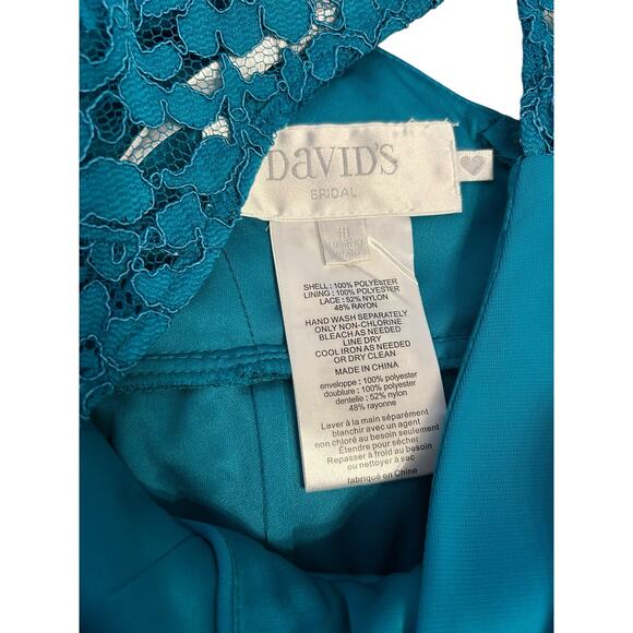 NWT David's Bridal Gown Style F19505 Oasis - Size 18 - Picture 10 of 16